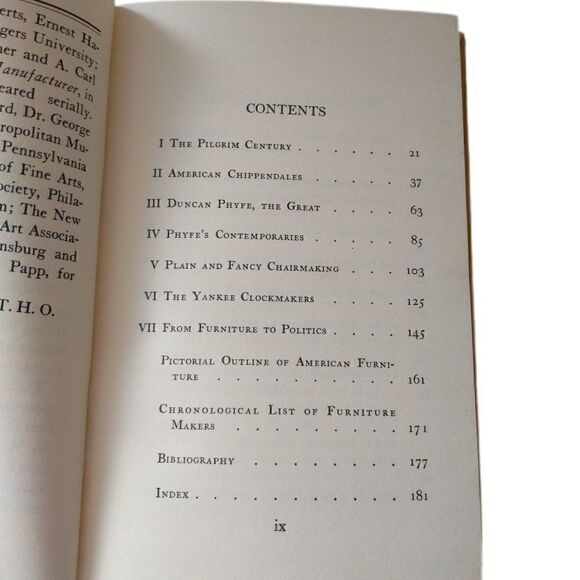 Early American Furniture Makers 1930 1st Edition THOMAS HAMILTON ORMSBEE NO DJ. - Picture 6 of 12